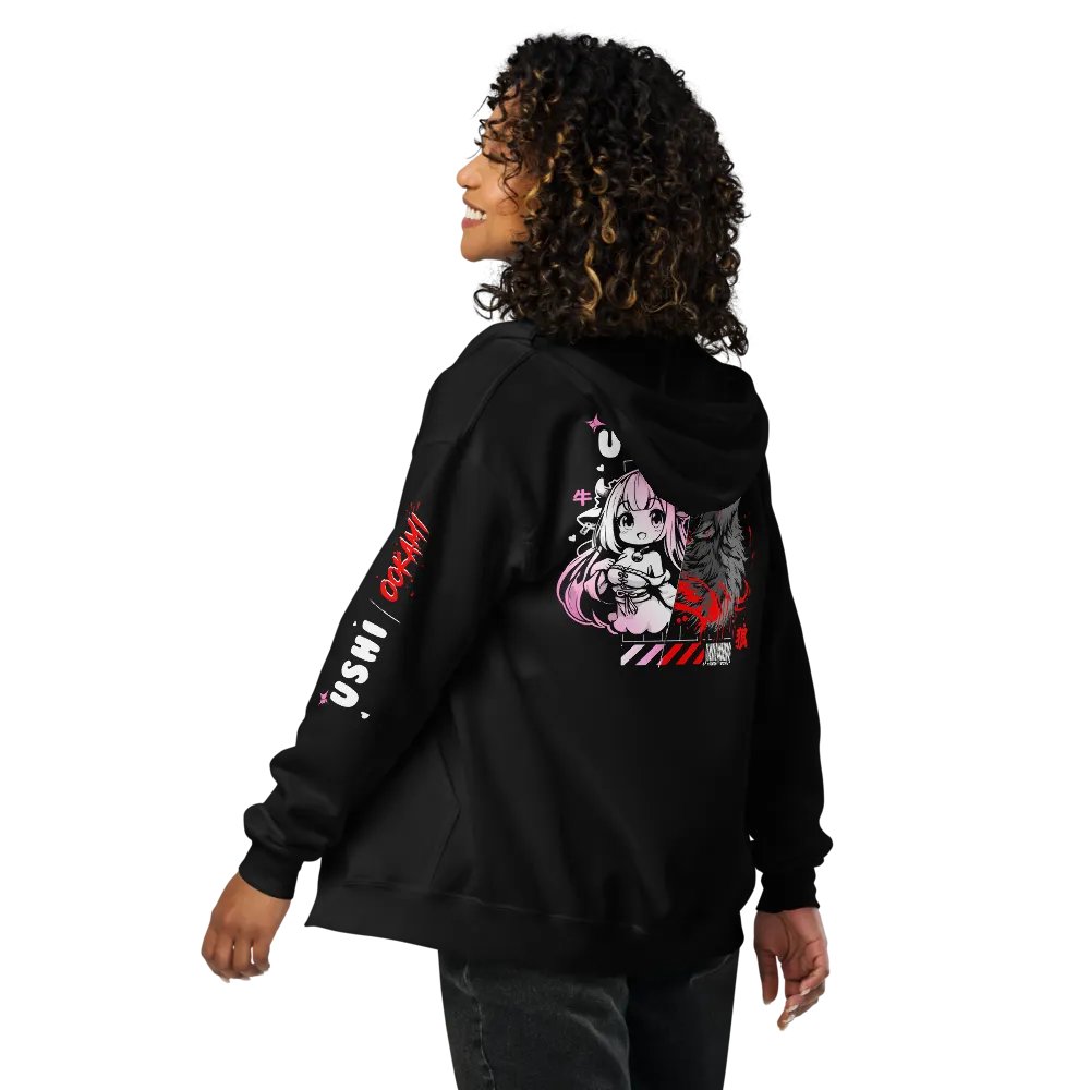 Adorably Macabre Couple Zip-up Hoodie product image (5)