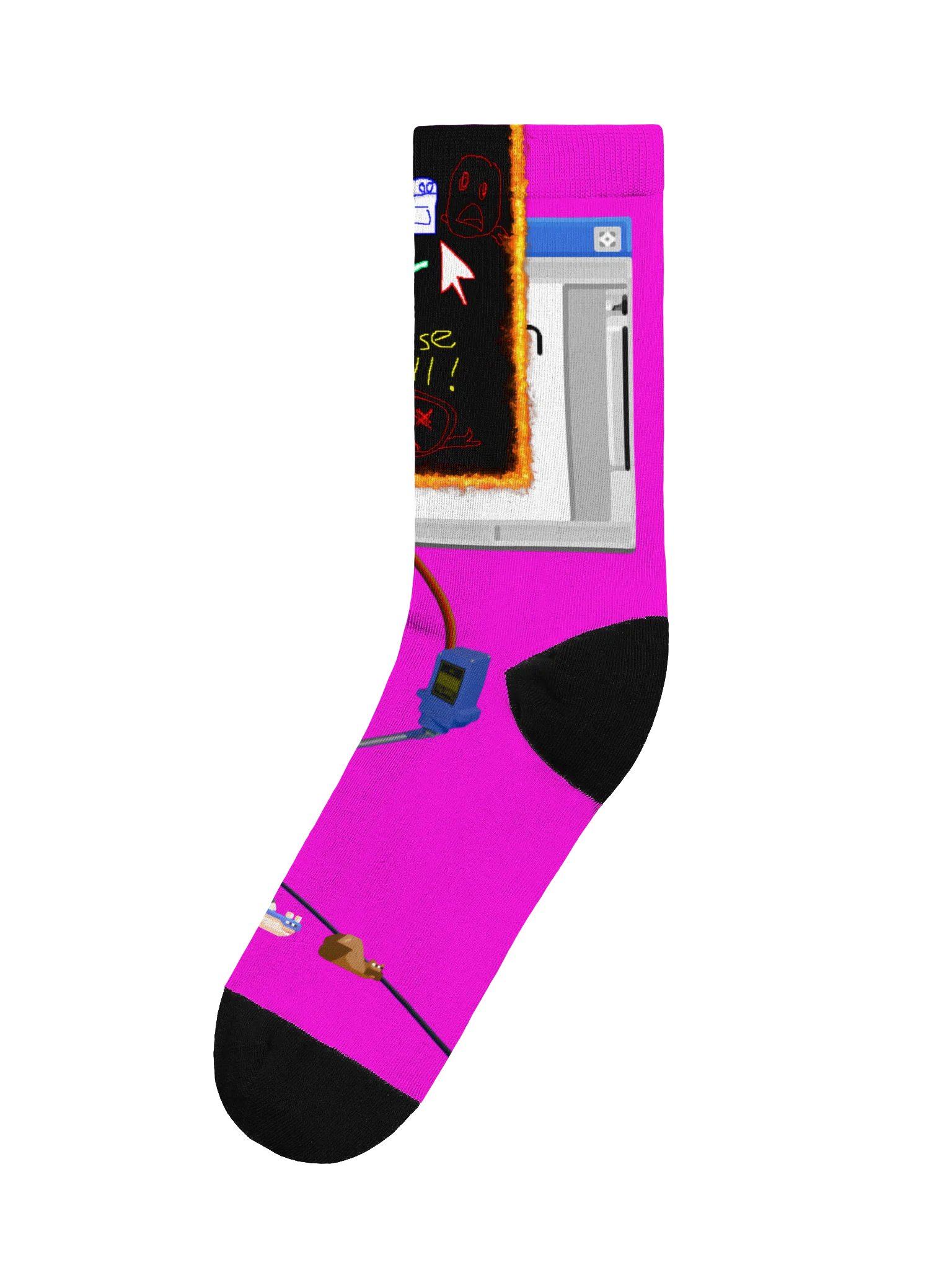 DTTS - Pink Collage Socks product image (3)