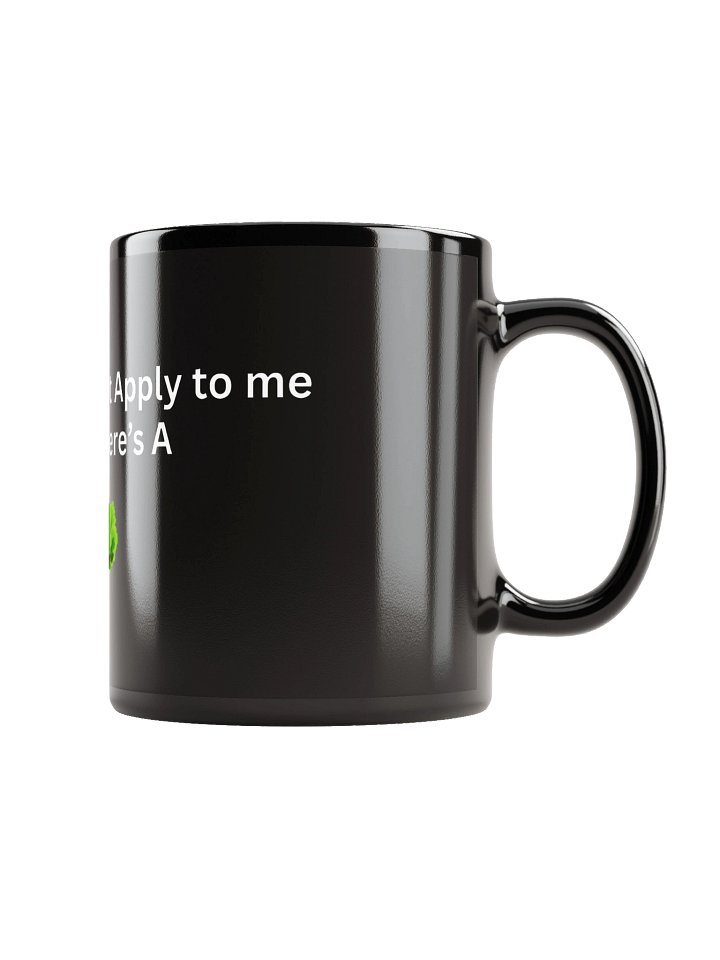 Oh Sh*t There's a tree Black Mug product image (2)
