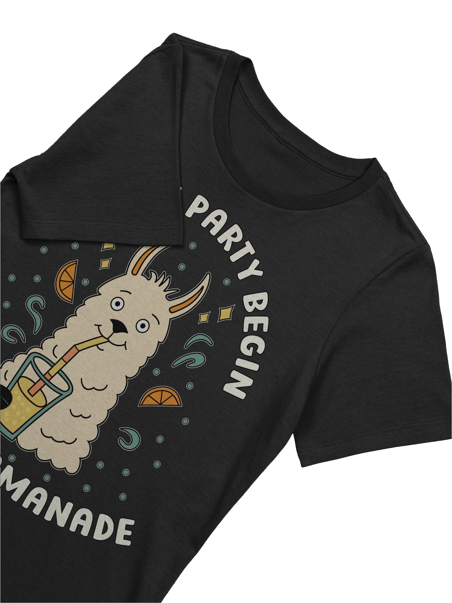 Llet The Party Begin With Llamanade Llama Women's Relaxed-fit T-shirt product image (2)