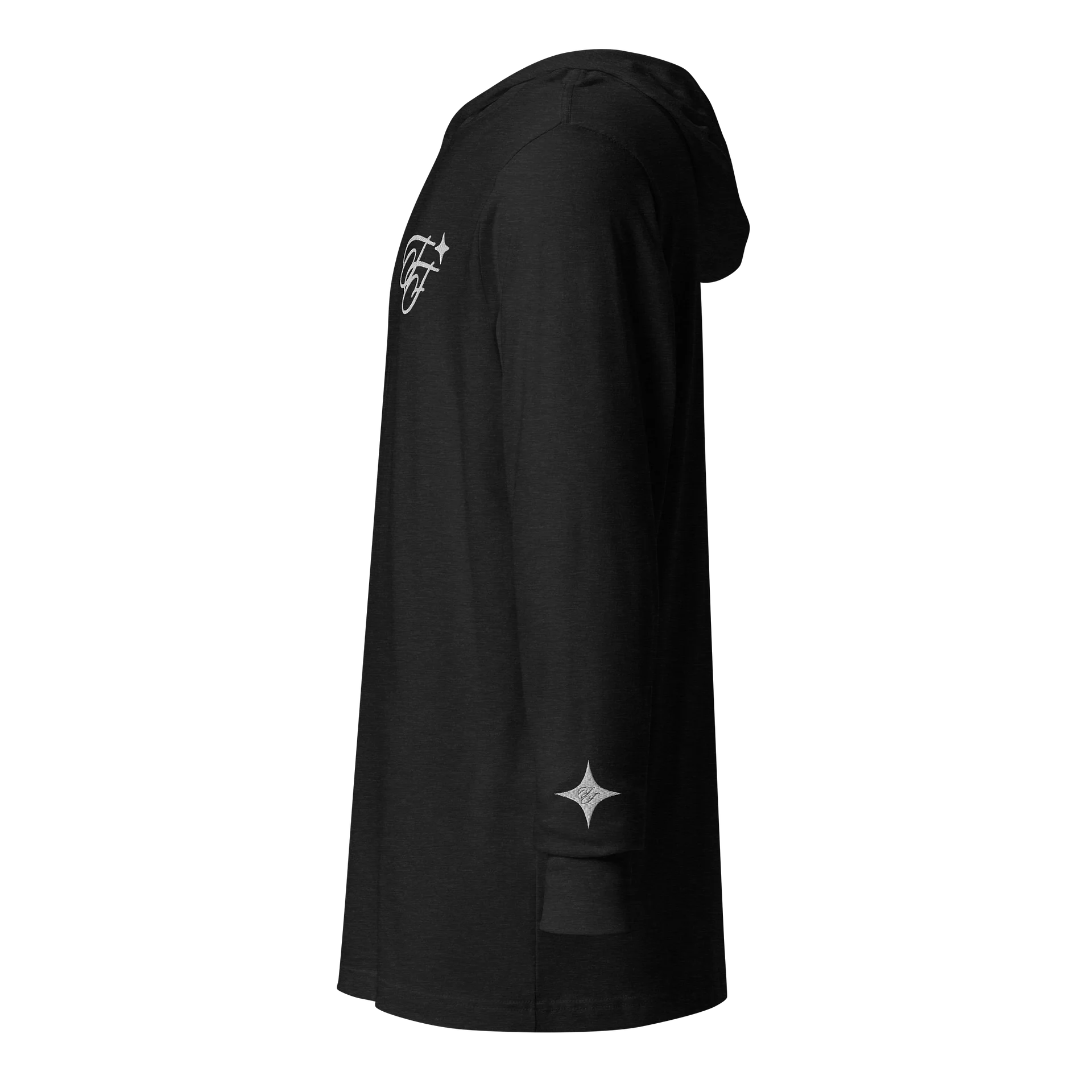 F&F Hooded Long Sleeve Tee (EMBRD) product image (2)