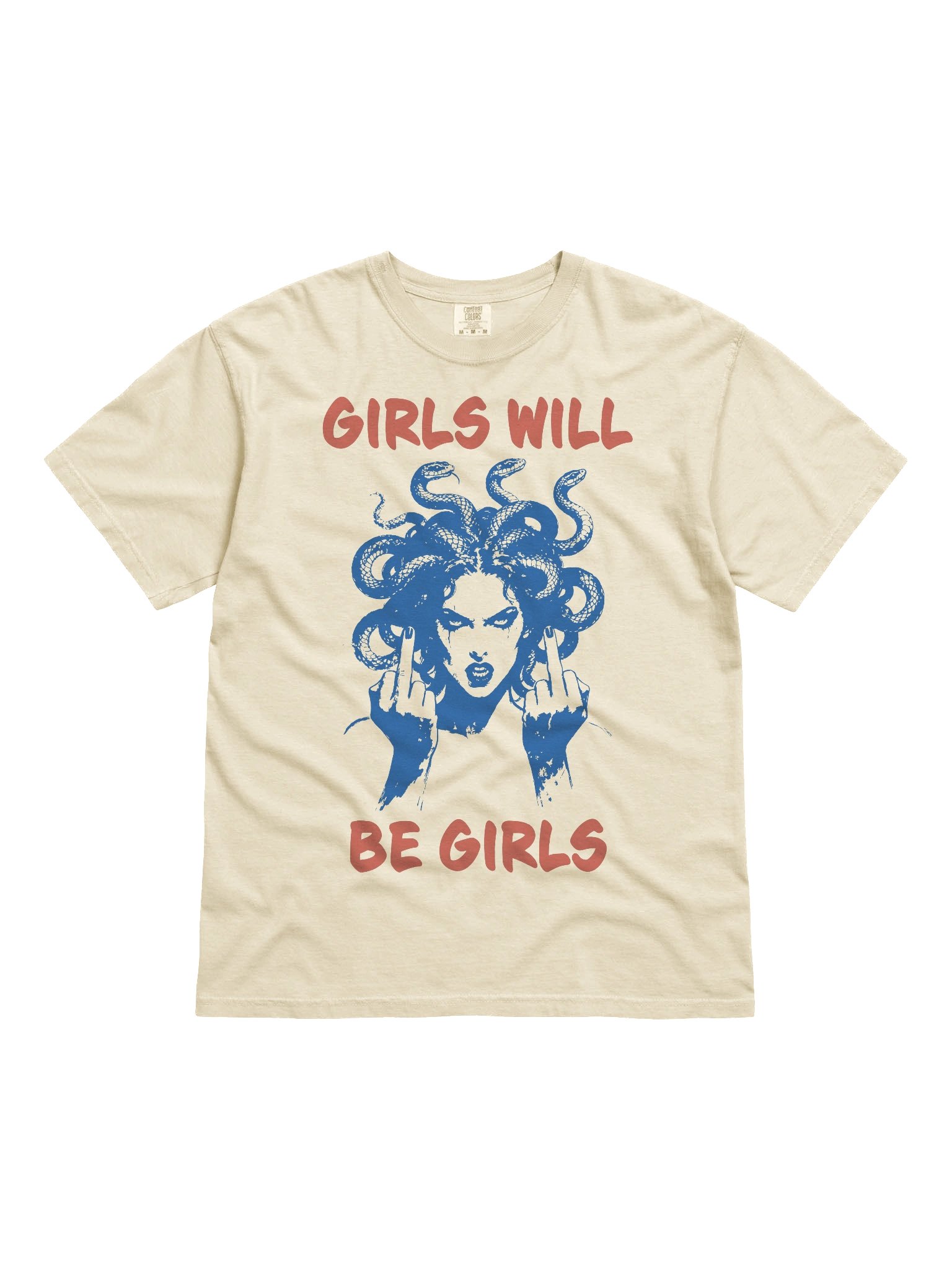 Girls Will Be Girls Middle Finger Medusa T-Shirt product image (36)