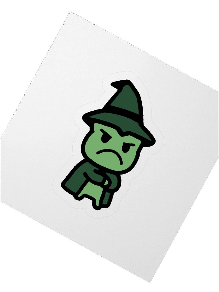 Witchy Mad Phrog Kiss Cut Stickers product image (6)