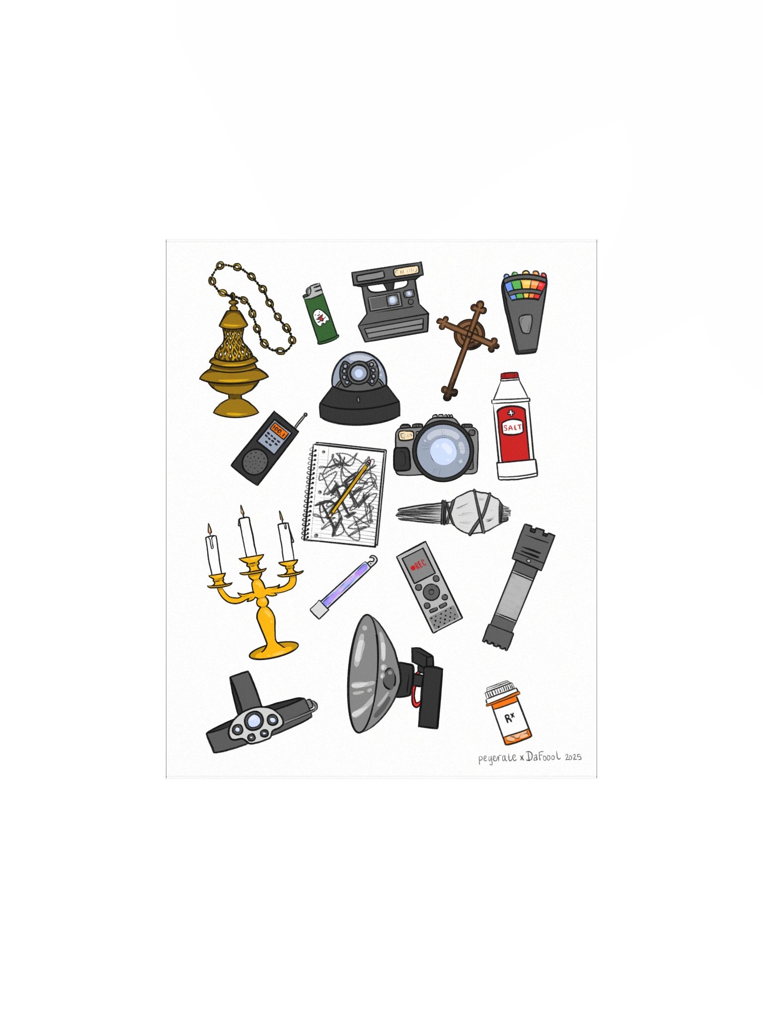 Ghost Hunting Supplies Print product image (2)