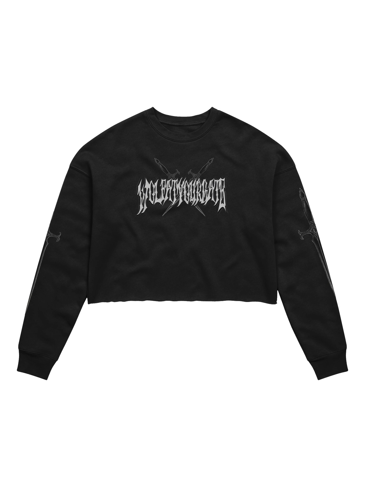 WolfAtYourGate Daggers Crop Top product image (1)