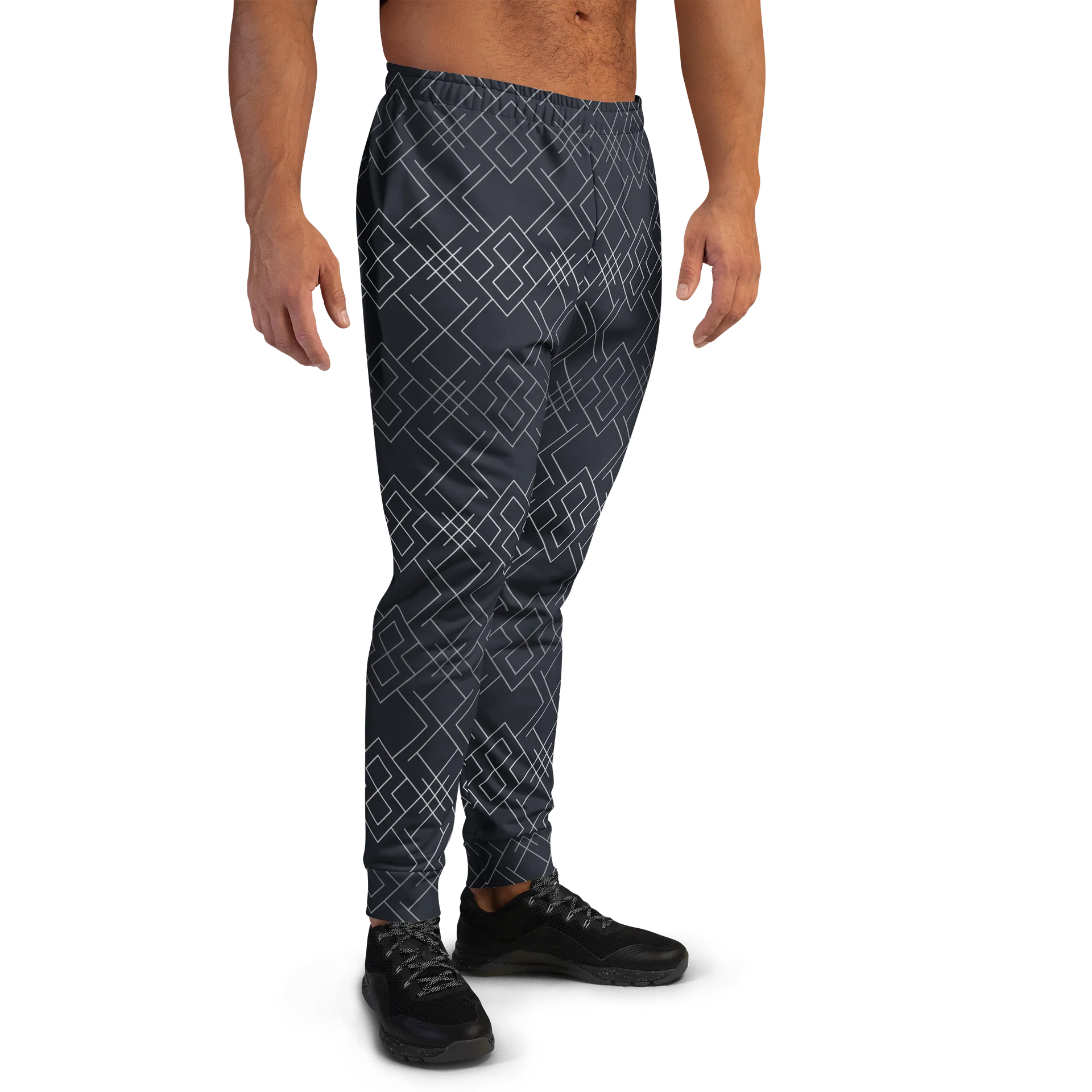 Symmetrical Geometric Design Men's Joggers product image (4)