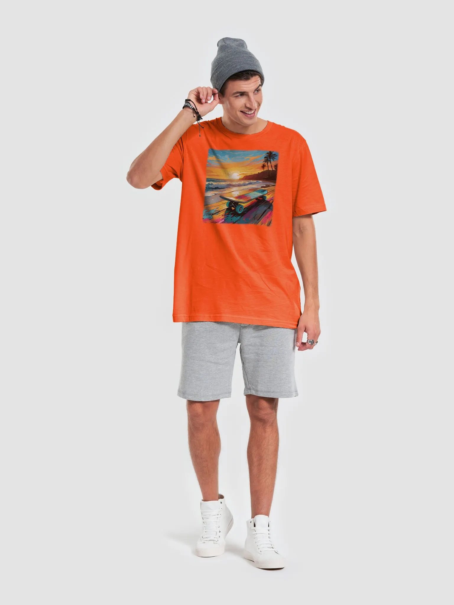 Sunset Skateboard Shirt product image (6)
