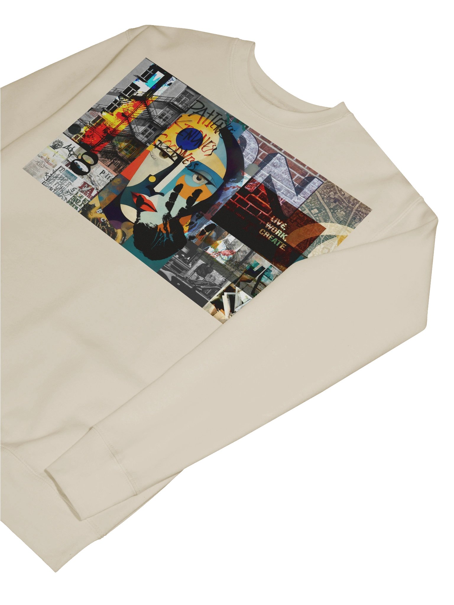 'Live, Work, Create' by Edward Martin Premium Sweatshirt product image (113)