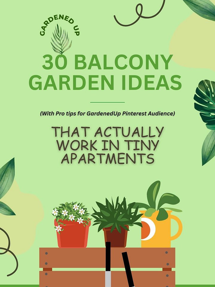 30 Balcony Garden Ideas That Actually Work in Tiny Apartments product image (1)