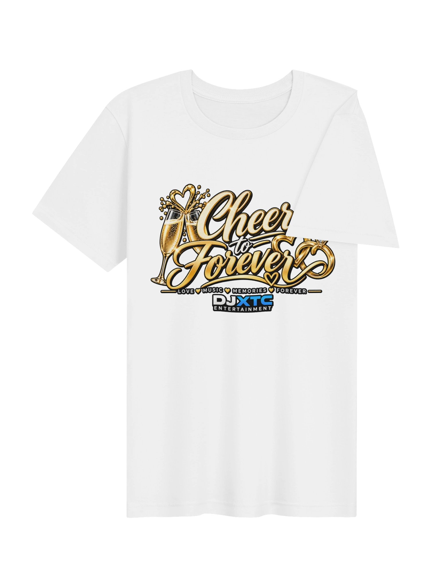 Cheers to Forever — Wedding Celebration Tee product image (4)