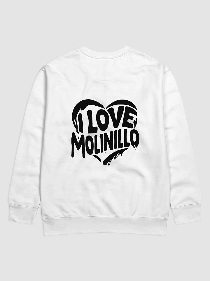 "I Love Molinillo" Sudadera blanca sin capucha product image (1)