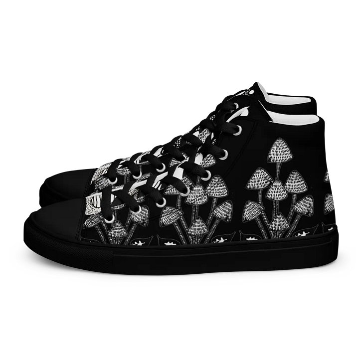 Striped Mushroom Men's High Tops product image (1)