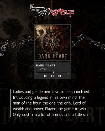 Do you have Dark Heart on replay yet?🎸⚡

This one carries weight, loss, and the kind of darkness that stays with you after th...