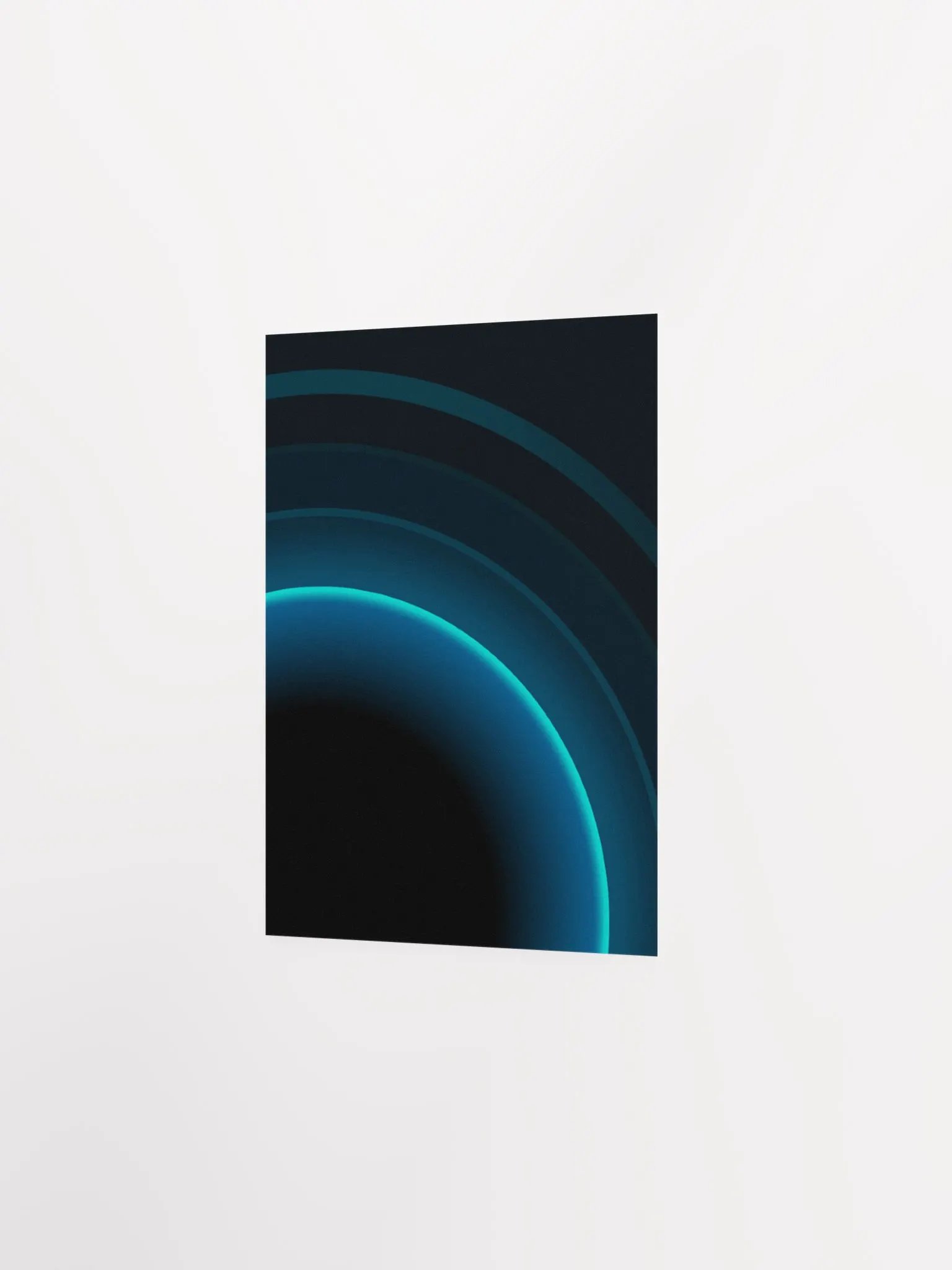 Cyan Pulse Poster product image (47)