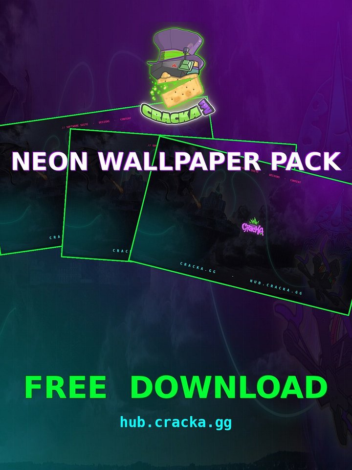 Cracka FPV — Neon Wallpaper Pack product image (1)