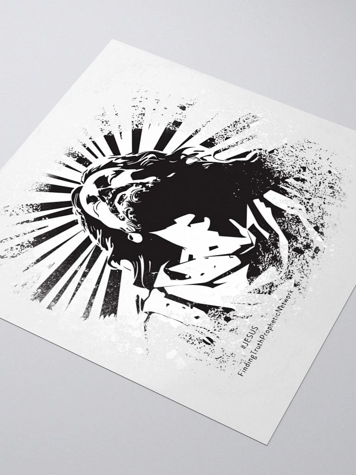 Radiant Jesus - Kiss Cut Stickers product image (2)