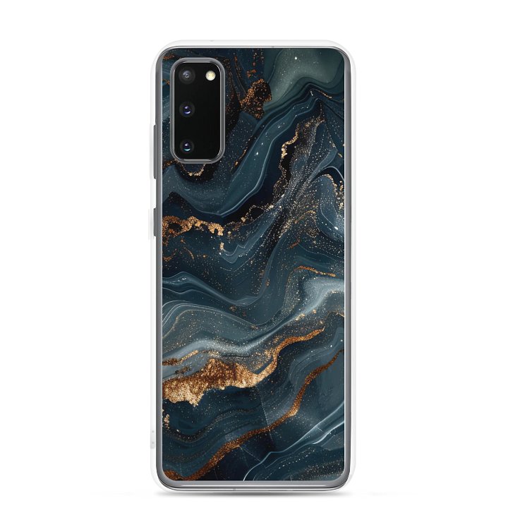 Luxury Marbled Clear Samsung® S20 S21, S22, S23, S24, S25, Plus, Ultra Cases. product image (1)