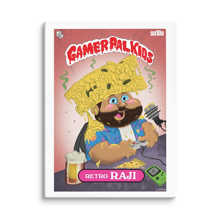 Gamer Pal Kids: Retro Raji (Canvas) product image (1)