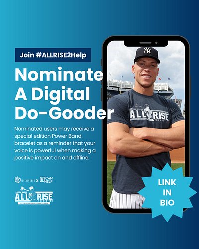 New month, new chance to recognize online positivity! 

Nominate someone who spreads joy and kindness online for the #ALLRISE...