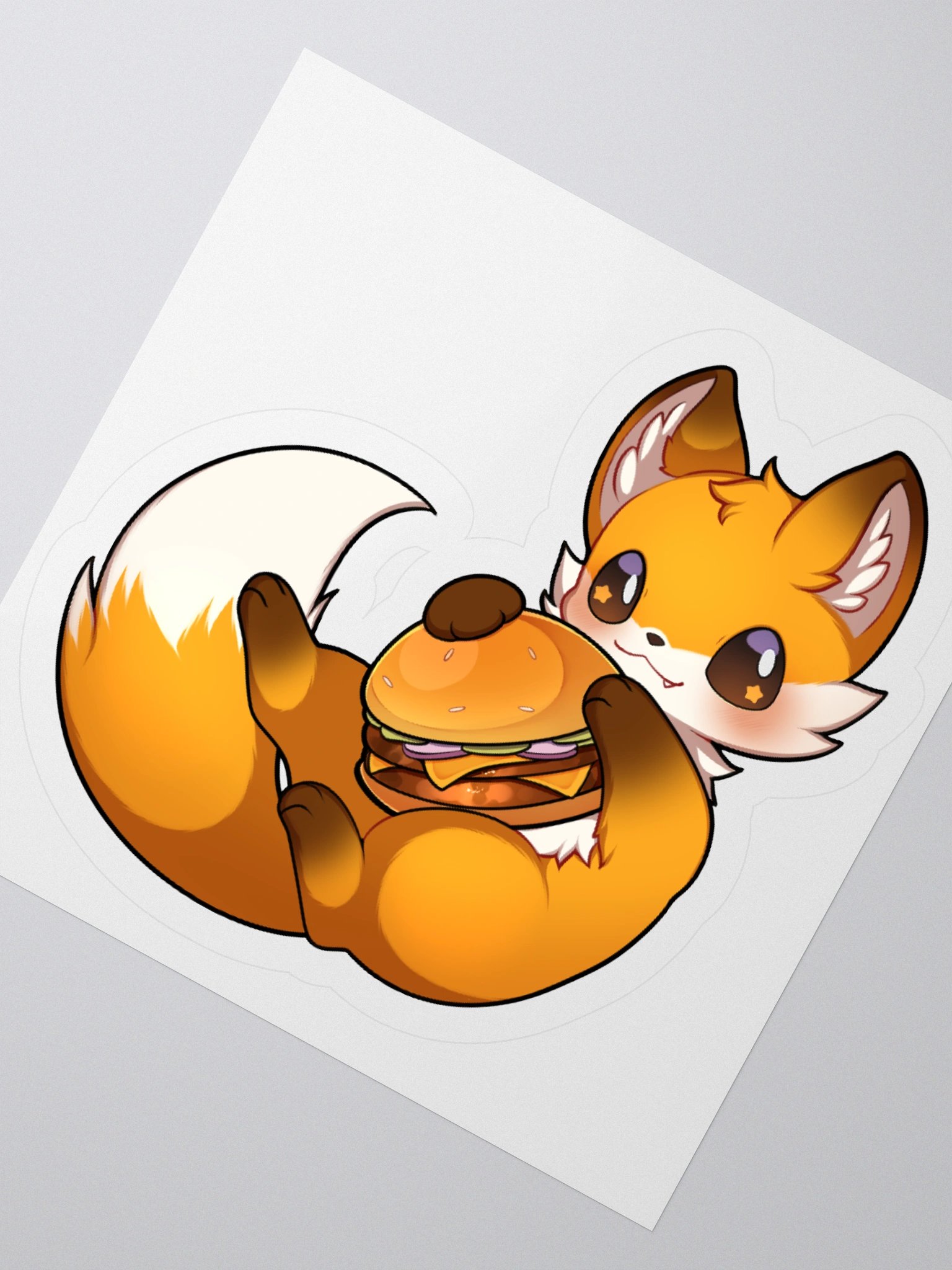 Burger Fox Sticker product image (6)
