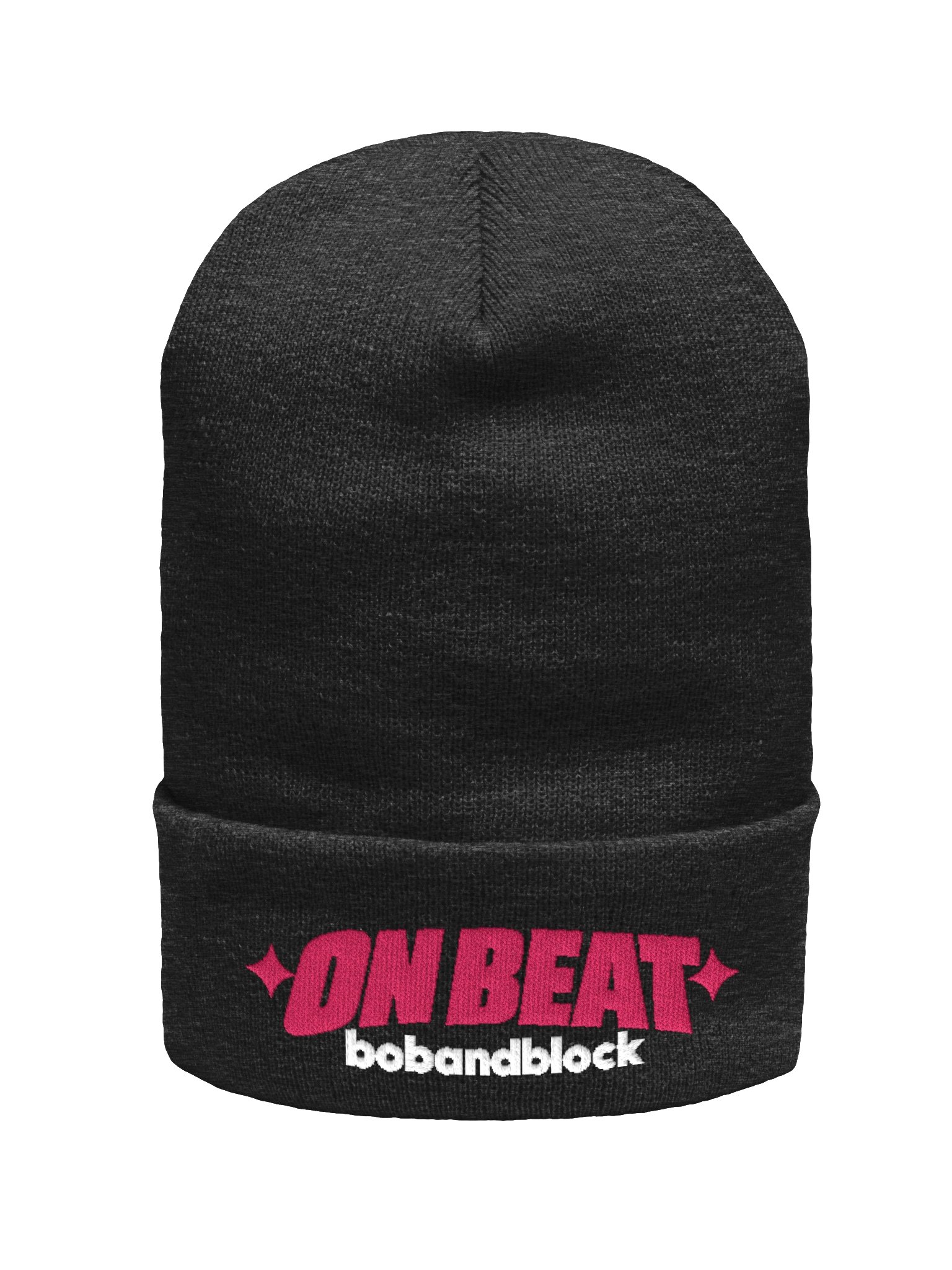 On Beat Embroidered Beanie product image (1)
