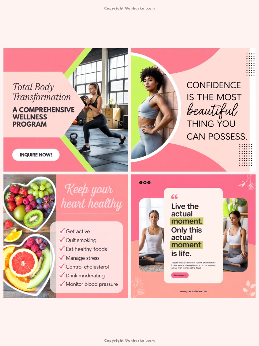 30 Wellness Ideogram AI Prompts for Instagram Posts product image (2)