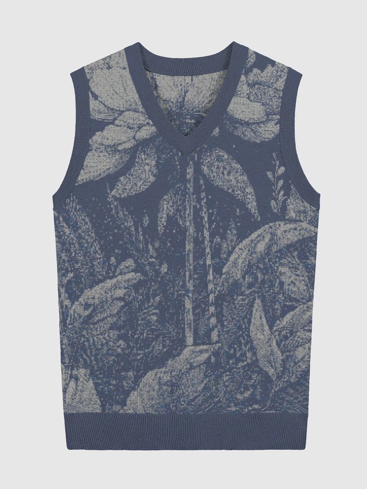 Noir Jungle II Knitted V-Neck Vest product image (4)