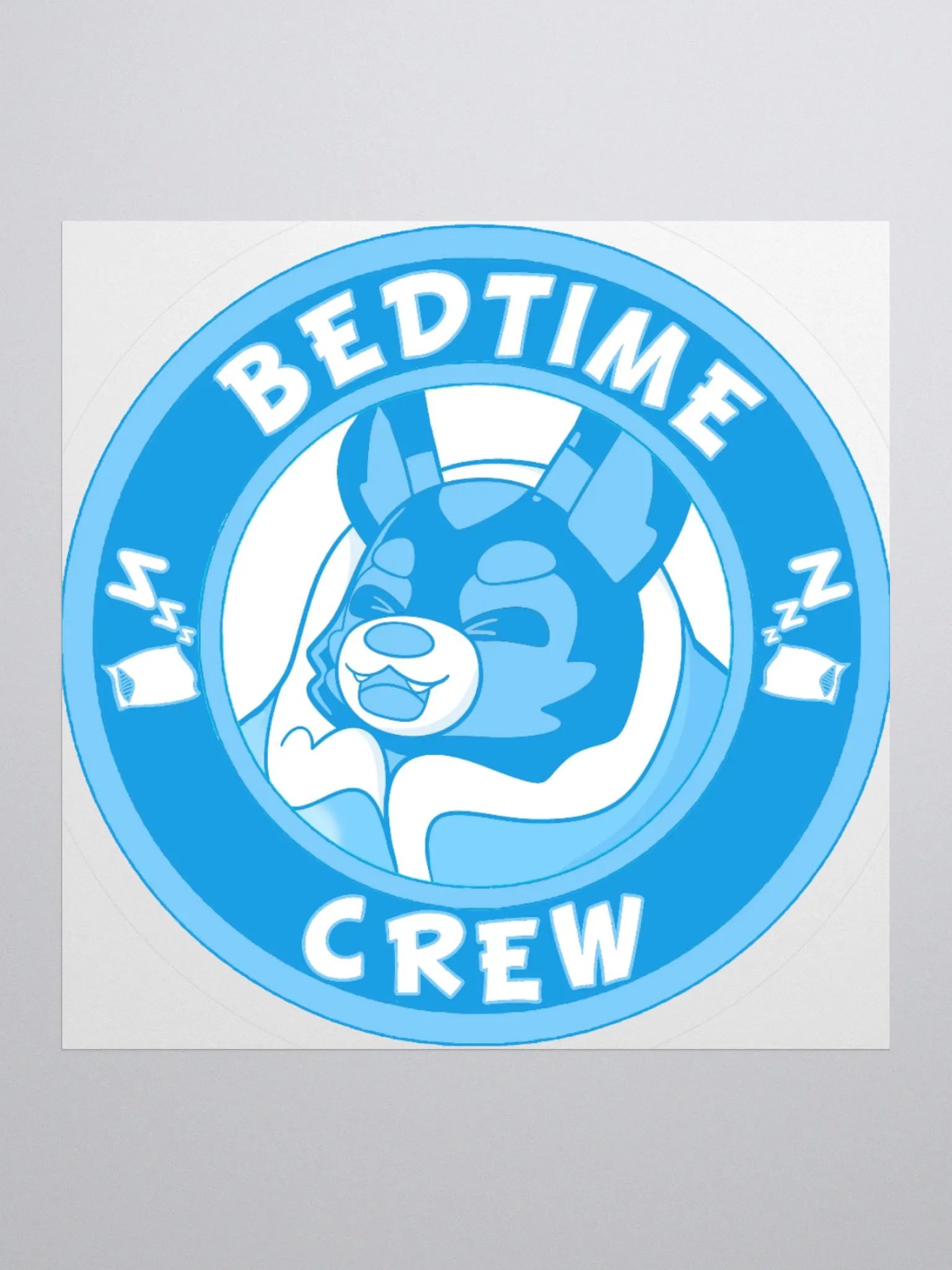 Bed Time Crew Sticker product image (1)