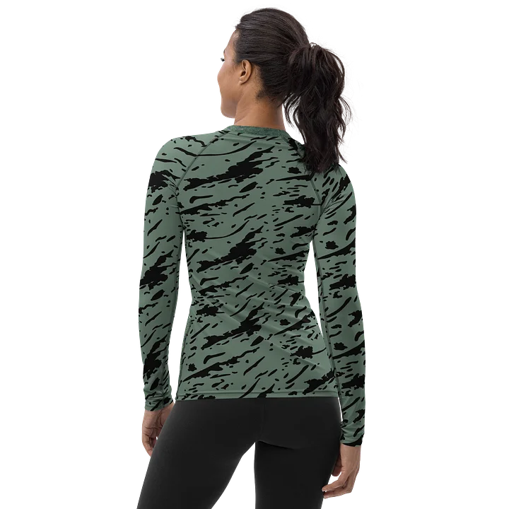 Snowy Egret Women's Splatter Rash Guard product image (2)