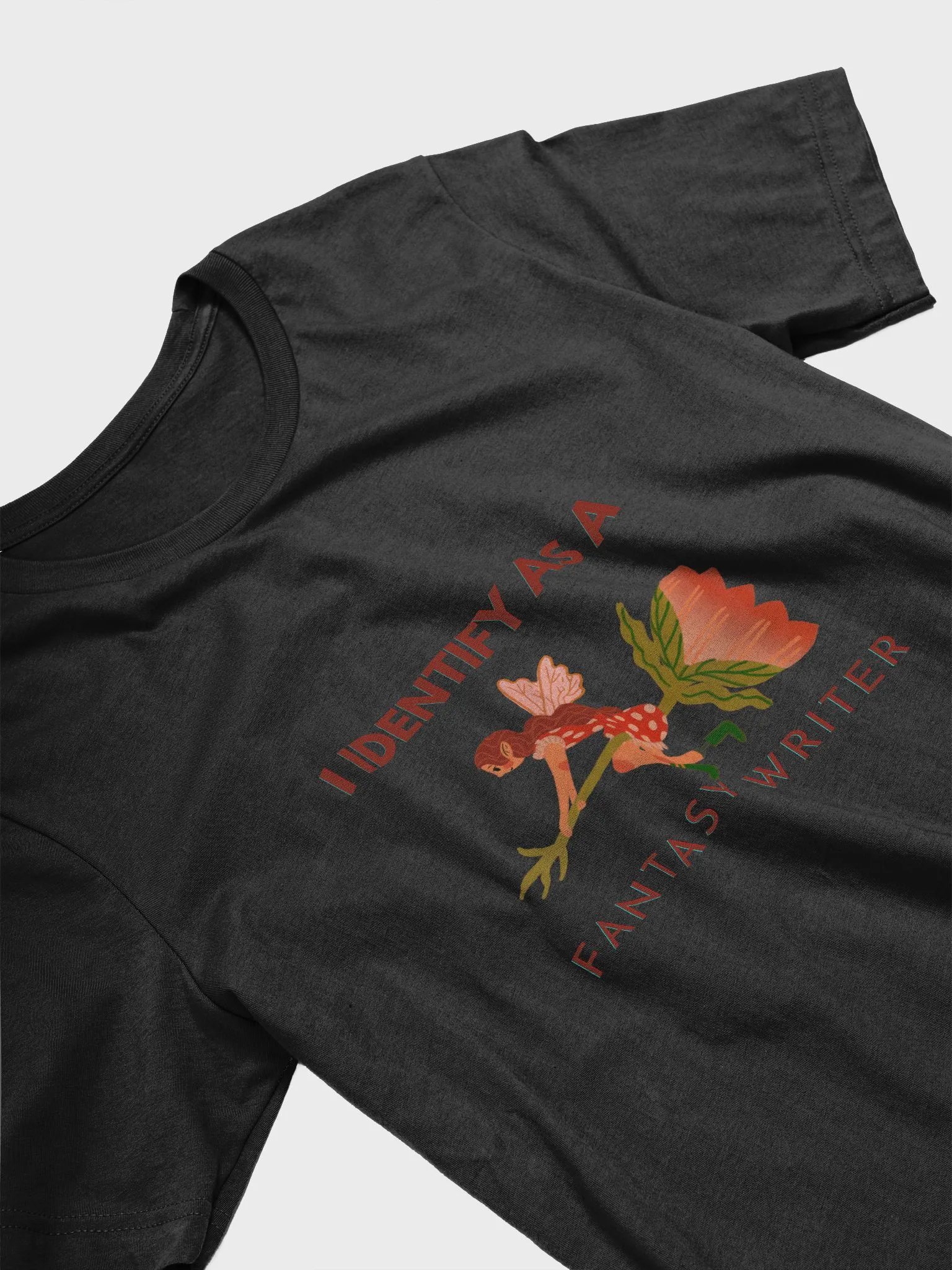 I Identify as a Fantasy Writer - Black T-shirt product image (3)