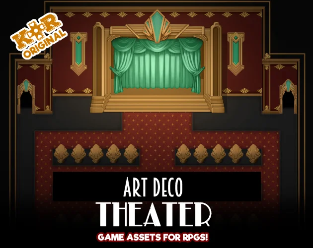 KR Art Deco Theater Tileset for RPGs product image (1)