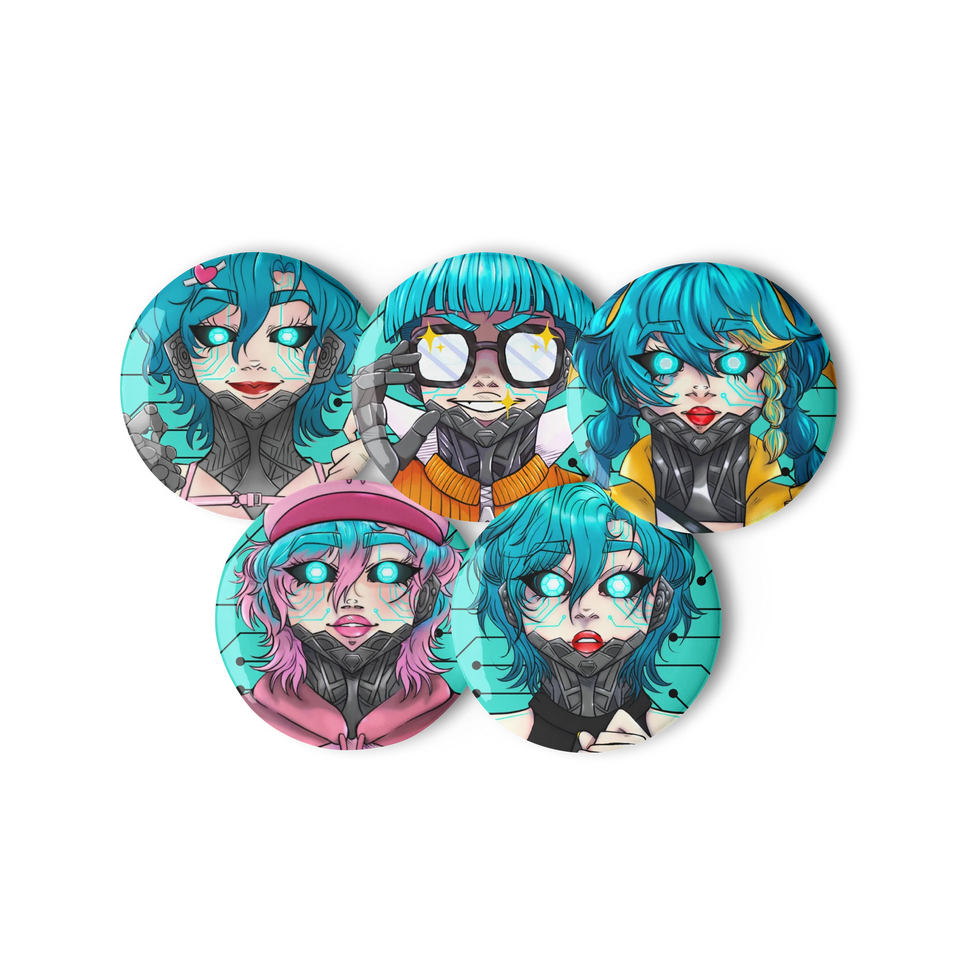 Phases of Rev Pin Button Set product image (3)