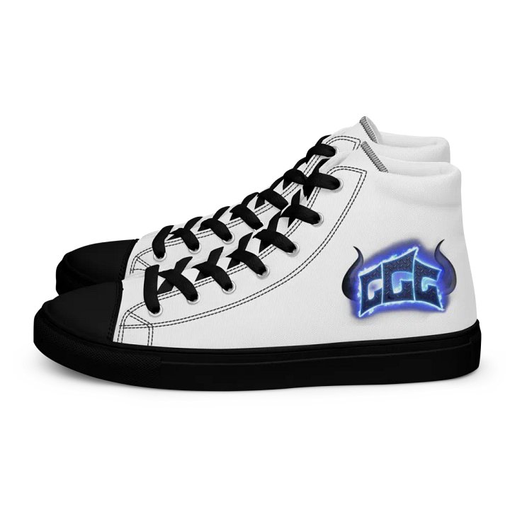 GGG Fire Logo Women's High Top Canvas Shoes product image (1)