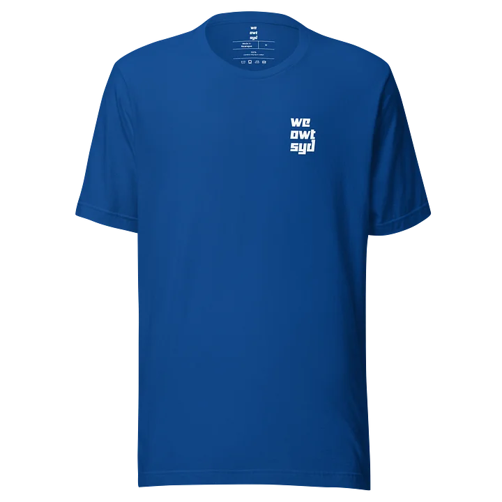 WeOwtsyd Premium T-Shirt - Chest Logo - Royal Blue product image (1)