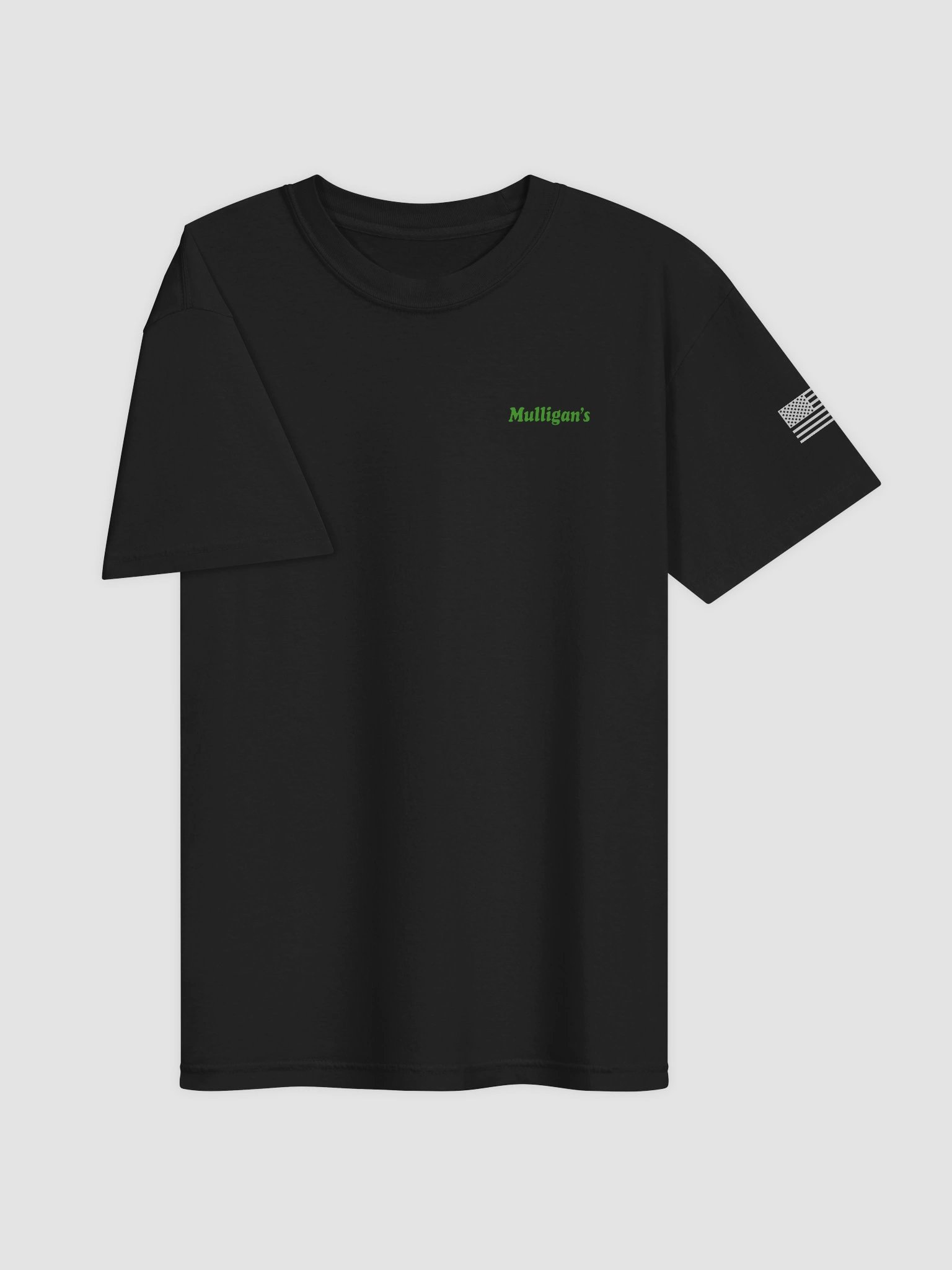 Mulligan’s Minimal Green Logo Tee product image (3)