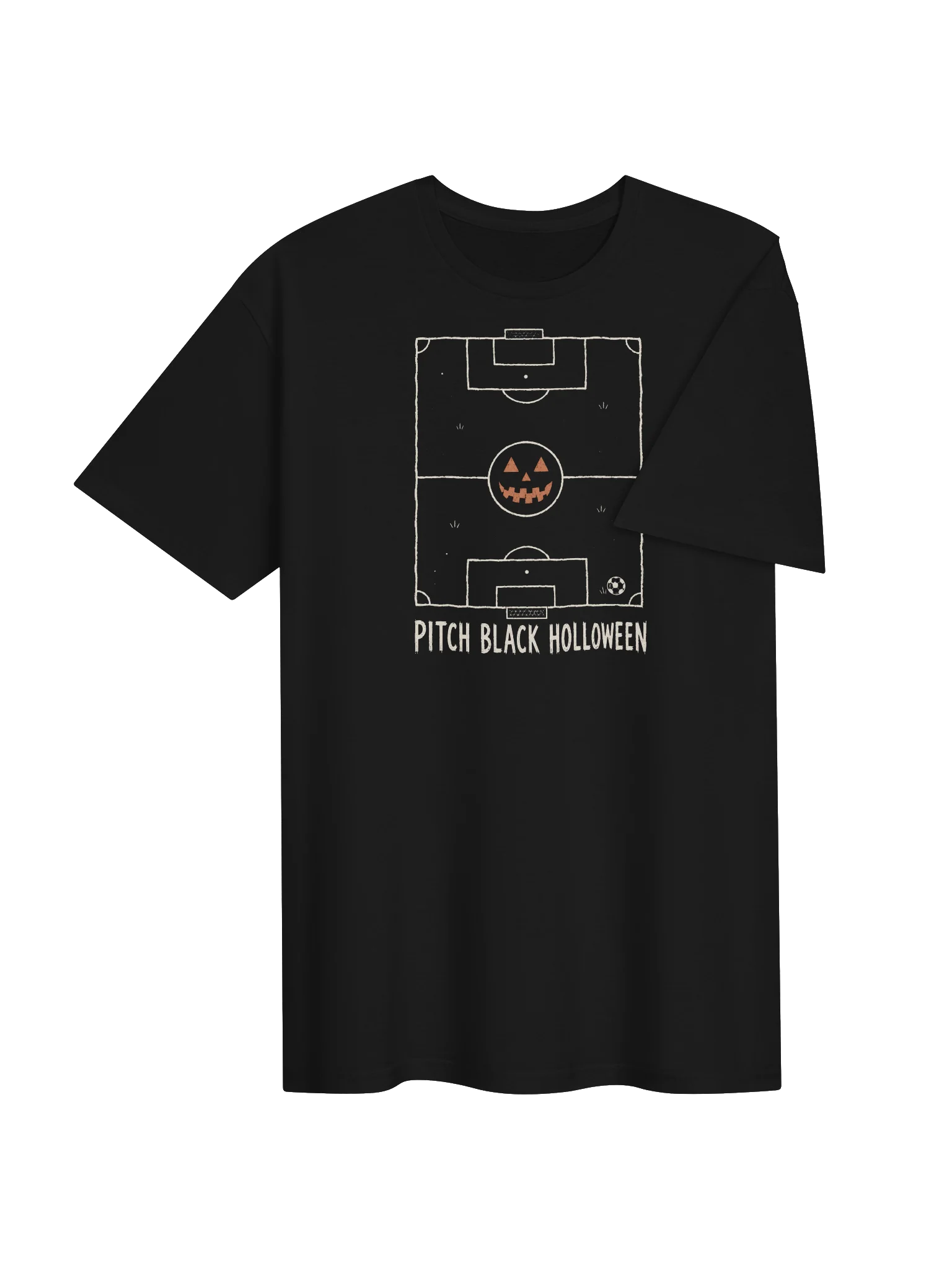Pitch Black Halloween Soccer Tee product image (4)