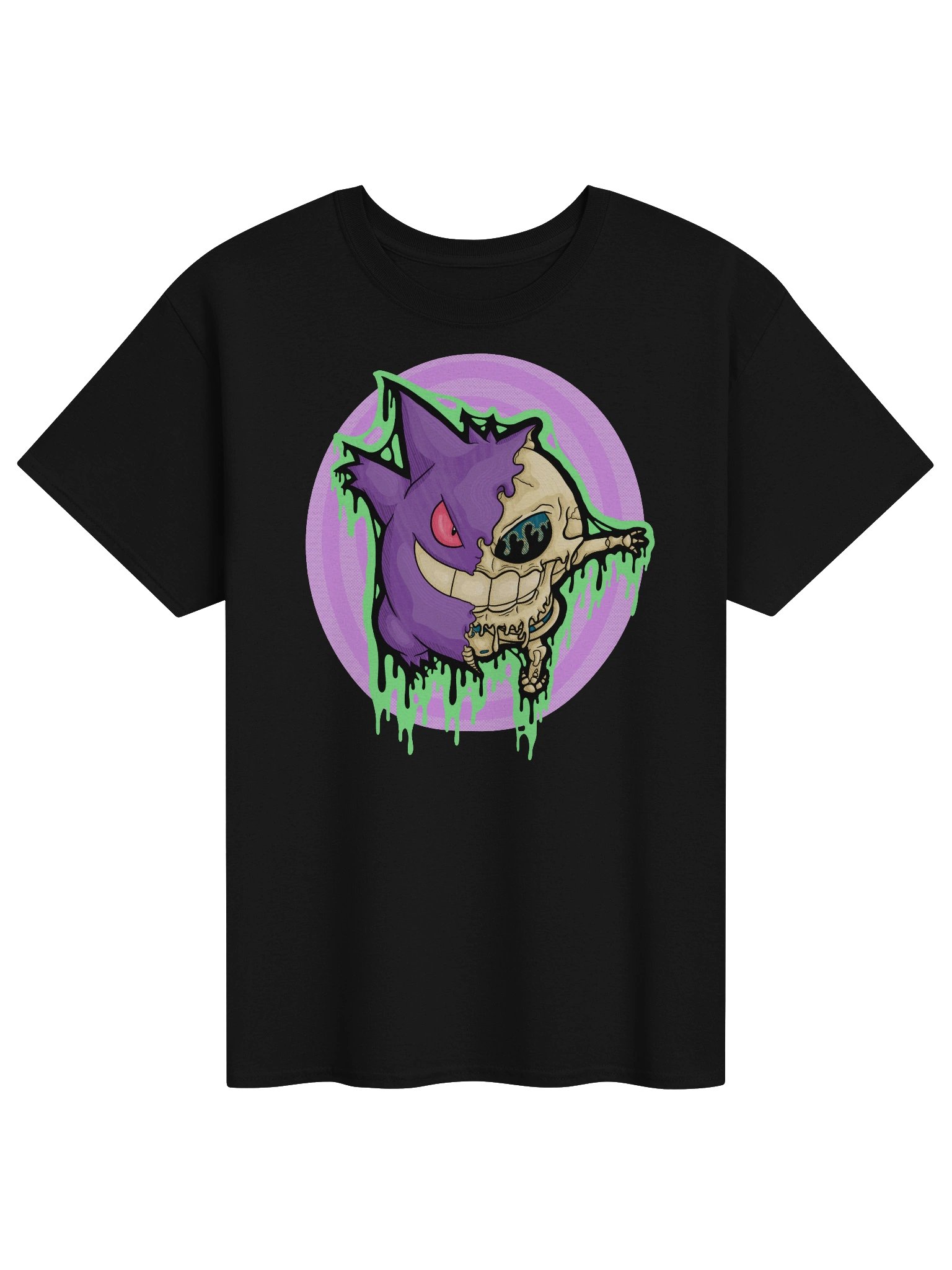 Drippy Purple Shadow Monster Ghost Tee product image (1)