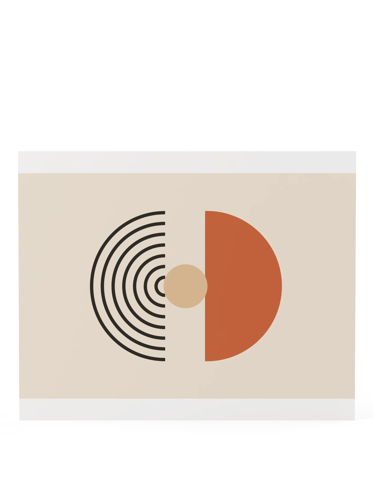 Boho Rainbow Sun Print | Abstract Bathroom Wall Art product image (8)