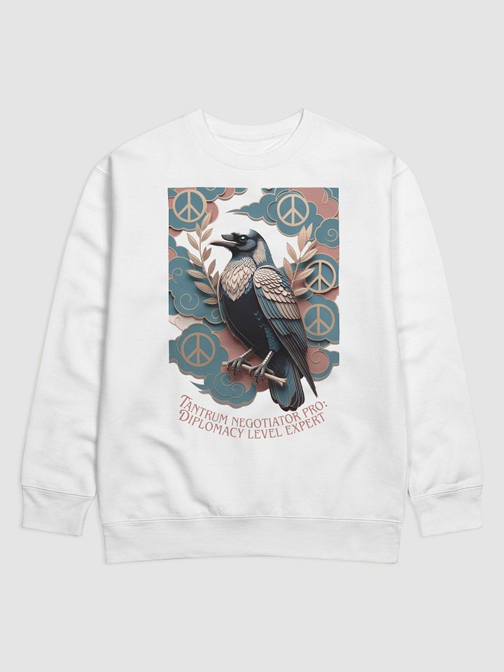 Raven Tantrum Mediator Sweatshirt, Diplomacy Expert Pullover, Sarcastic Mom Gift product image (1)