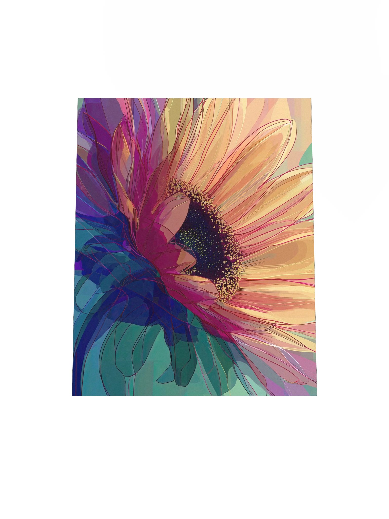 Abstract Sunflower Poster product image (5)