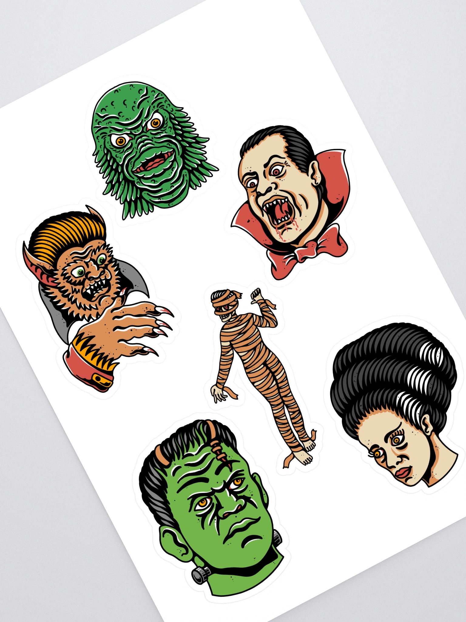 Monsters Flash - Sticker Sheet product image (1)
