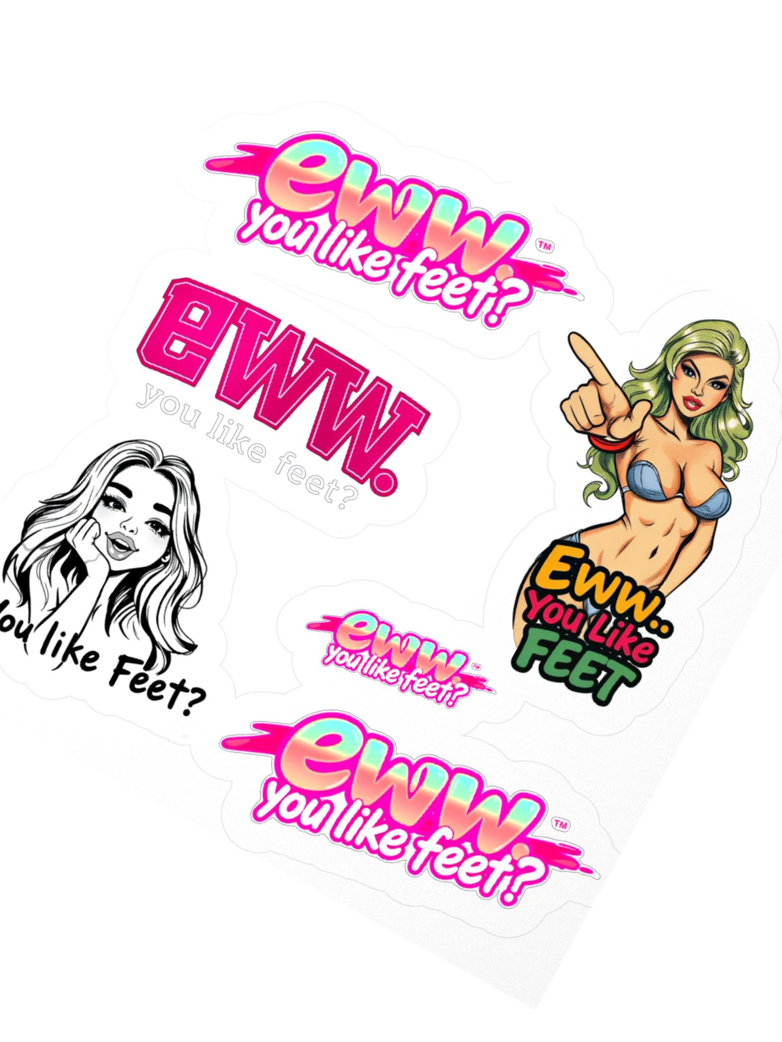 EYLF "Miss Sass" Stick 'em Ups Sticker Sheet product image (4)