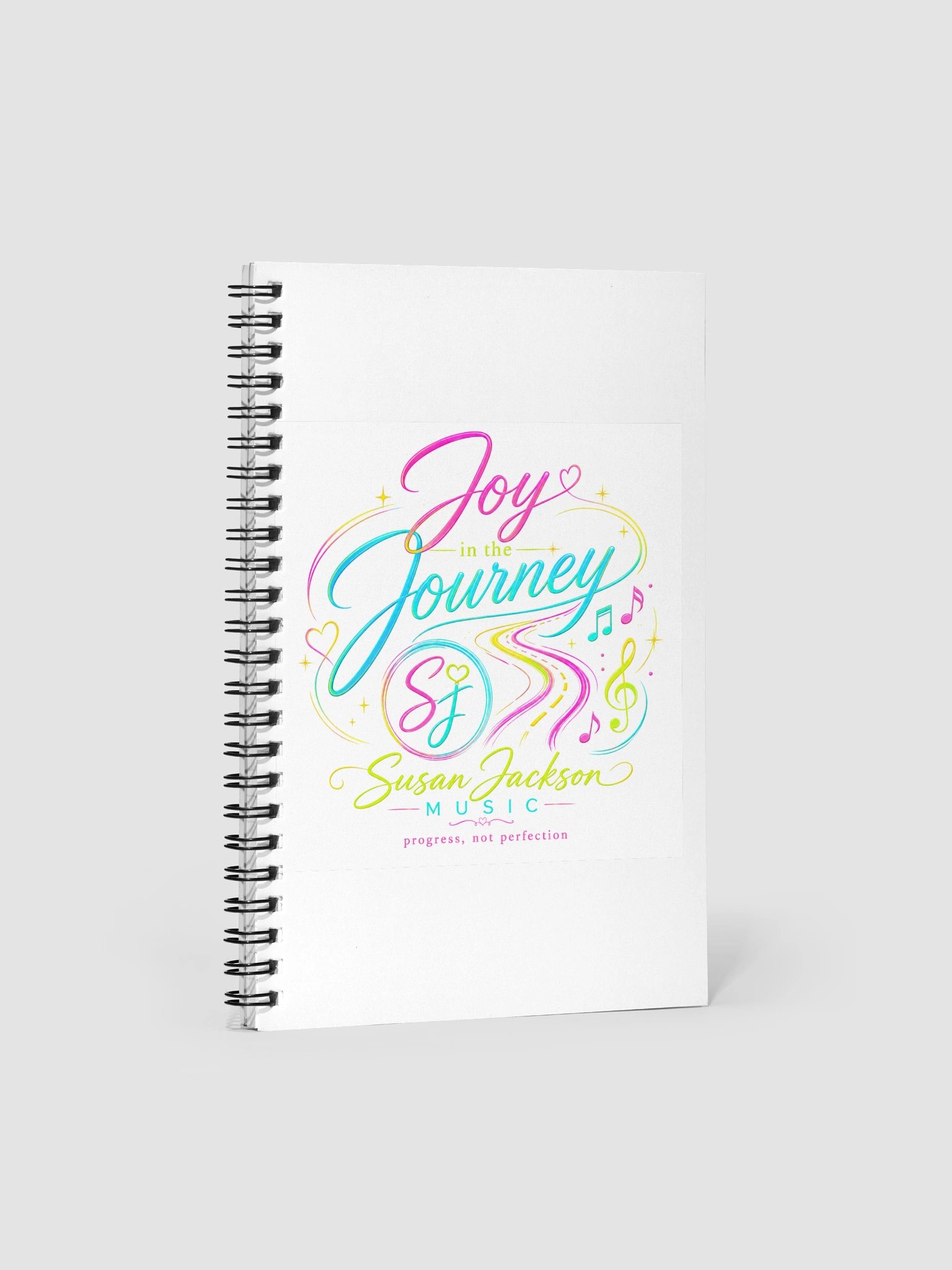 Joy in the Journey Music Spiral Notebook product image (1)