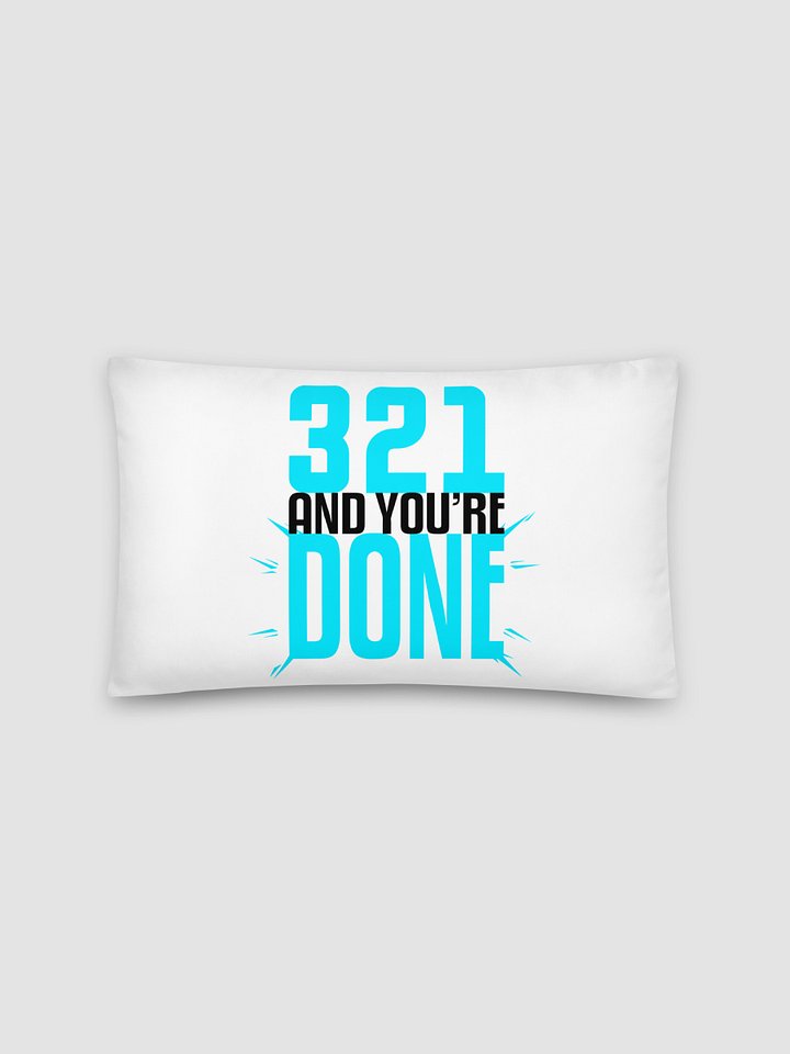 'DONE' Blue Light Pillow product image (1)