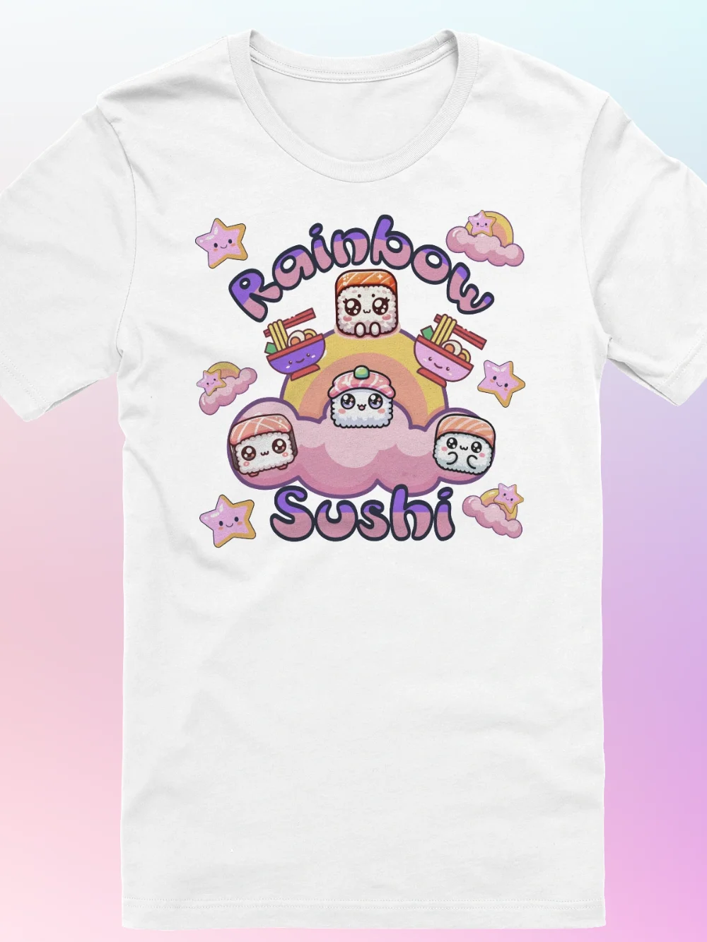 Rainbow Sushi Delights T-Shirt product image (1)