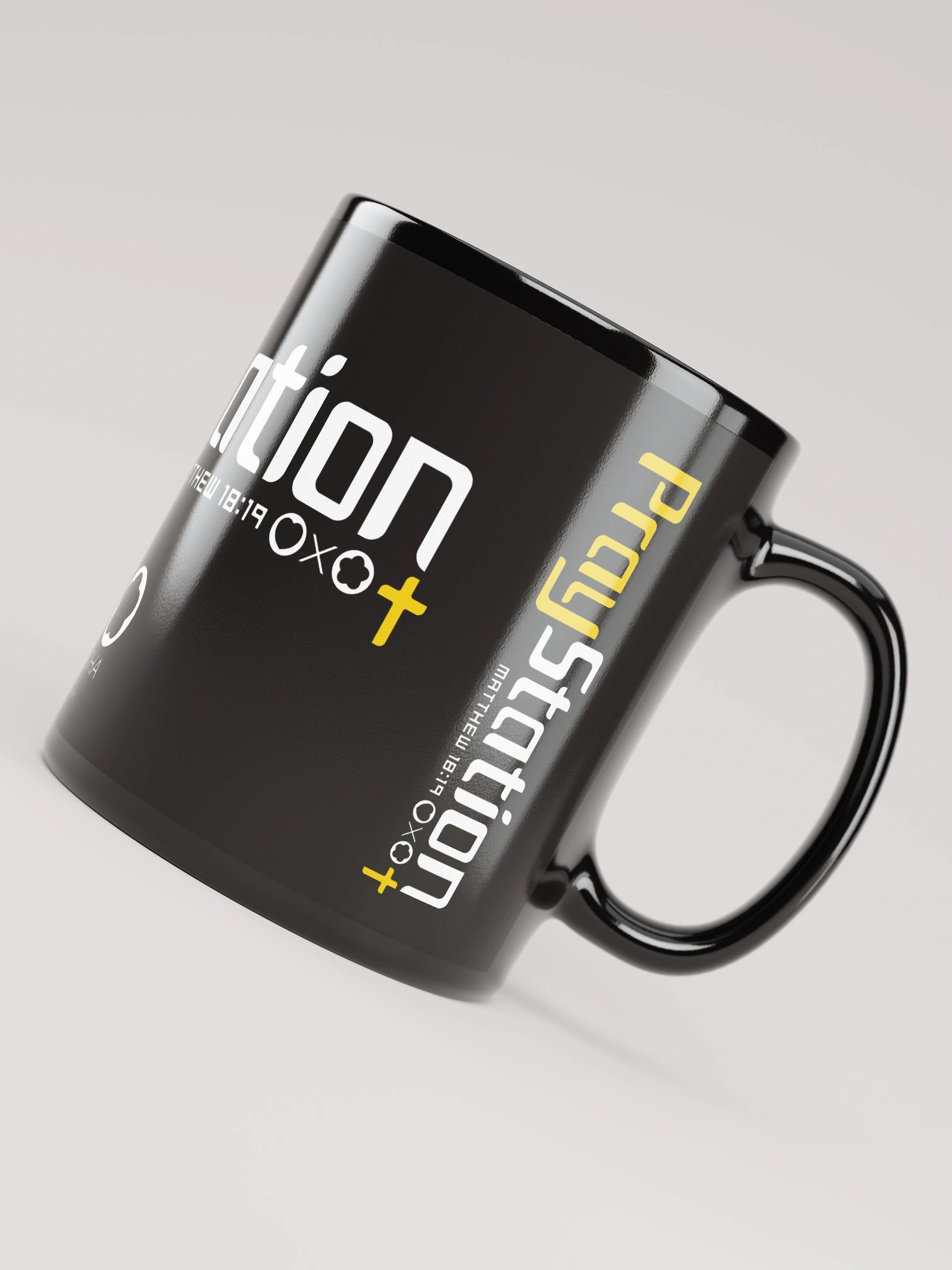 LXA PrayStation Mug - Black | Love X Aloha - Faith Collection | Premium Christian Merch product image (7)
