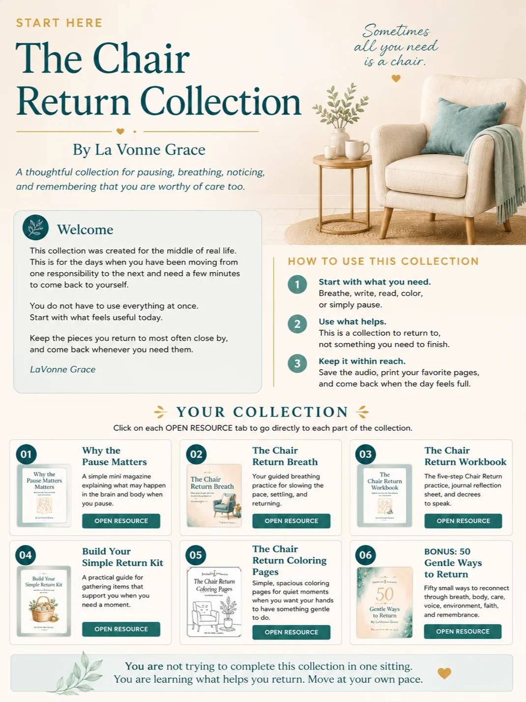 The Chair Return Collection product image (1)