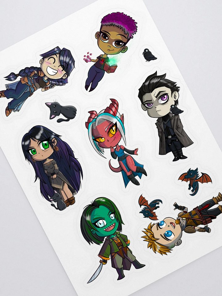 Chibi sticker set product image (1)