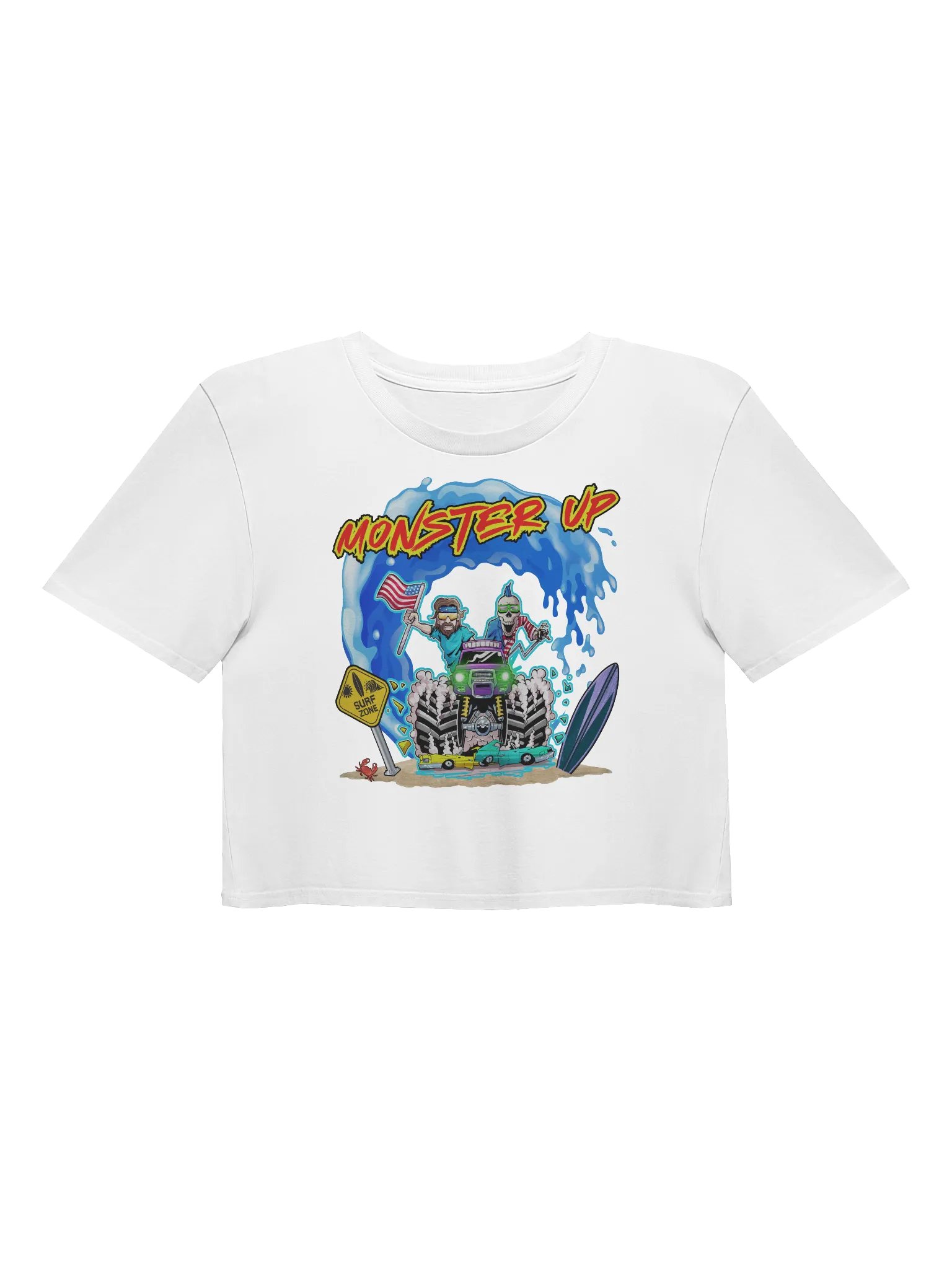 MONSTER UP : AS Colour Women's Premium Crop Top product image (2)