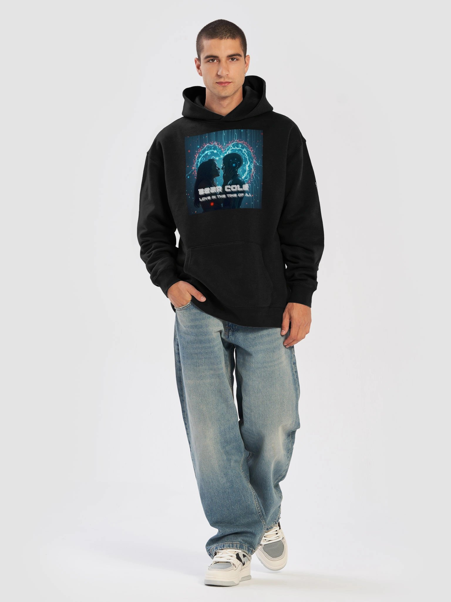 Bear Cole Love in the Time of A.I. Cover Unisex Hoodie product image (5)